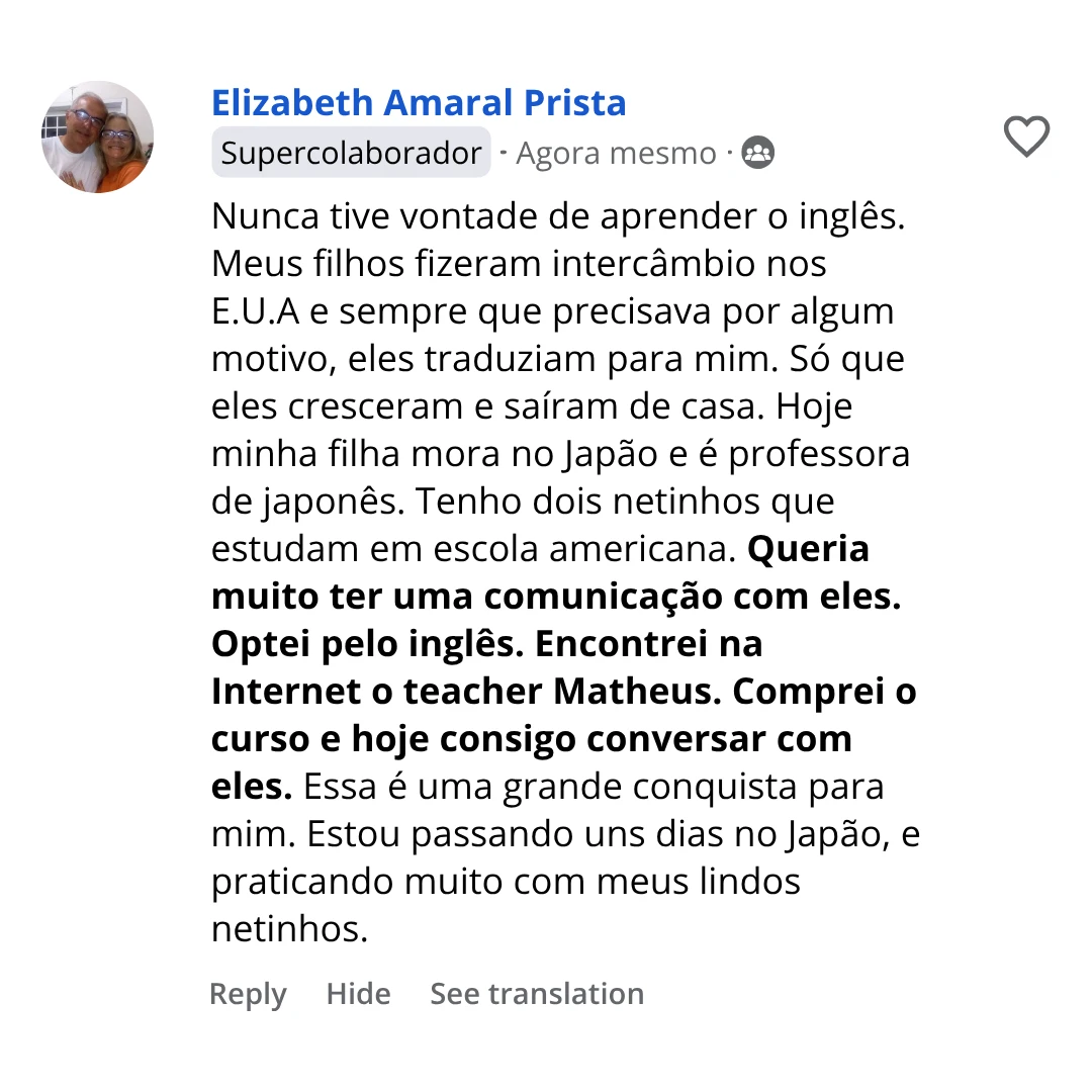 Depoimento da Elizabeth Amaral Prista_para INGEX – Travel (1080 x 1080 px)Resultado